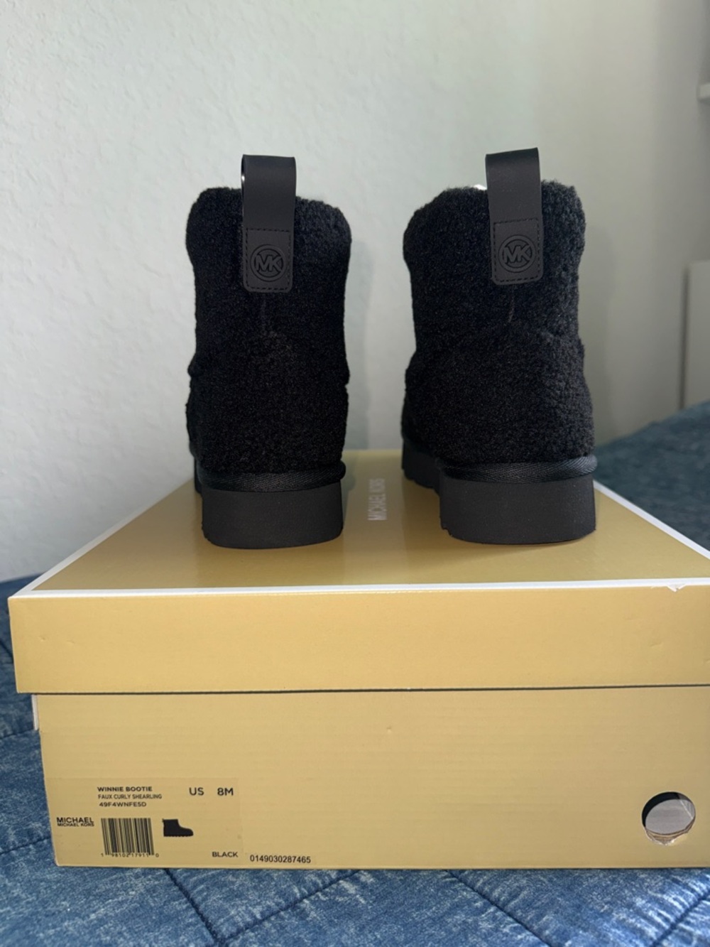 Winnie Faux Shearling Boot in Black - Picture 5 of 6